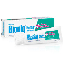 Dr. Wolff's Bioniq Repair Toothpaste Sensitive Acute 75ml | Reduces Sensitive Teeth | Calms Tooth Nerves and Regenerates Gums | En
