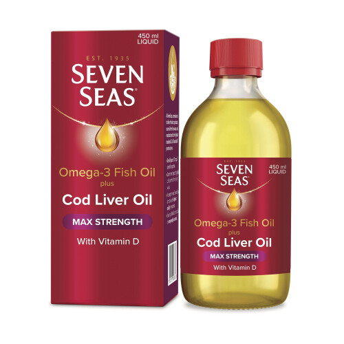 Seven Seas Seven Seas Omega-3 Fish Oil Plus Cod Liver Oil MAX Strength, with