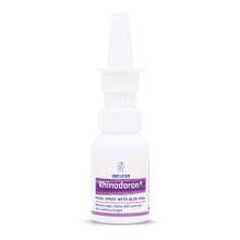 Weleda Rhinodoron Nasal Spray with Aloe Vera, For Dry Nasal Passages, 100% Certified Natural Saline Solution, Moisturising, 20ml