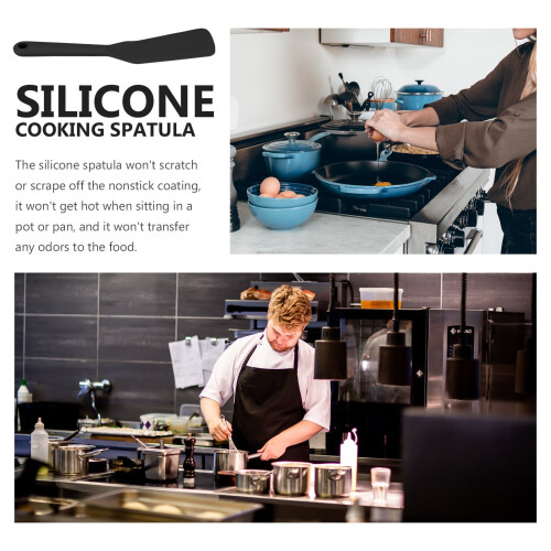 Silikonspade Kjøkkenflipper Svart 2