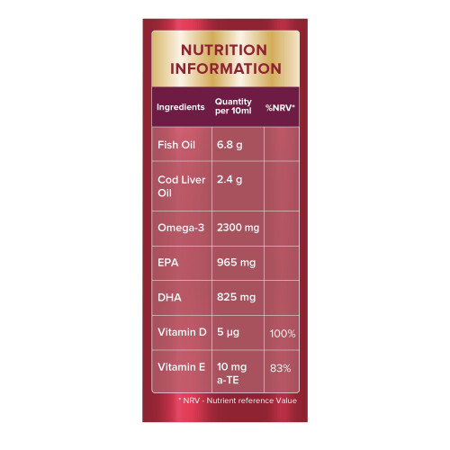Seven Seas Seven Seas Omega-3 Fish Oil Plus Cod Liver Oil MAX Strength, with 1