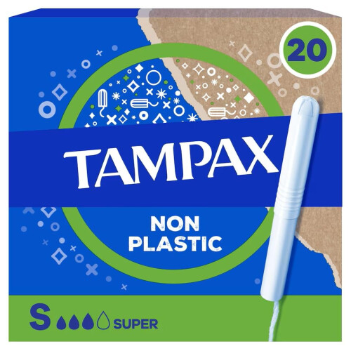 Tampax Super + Tampax Regular Tampons Bundle - 40 Count (20 of Each) 2