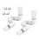 2 Pack Flexible Downspout Extension White, Adjustable Gutter Extender 2160in for Foundation Protection 1