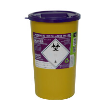 Sharpsguard DNDD605 Sharps Bin, 5L, Purple