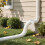 2 Pack Flexible Downspout Extension White, Adjustable Gutter Extender 2160in for Foundation Protection 3