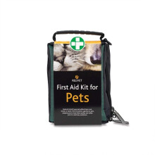 Reliance Medical Pet First Aid Kit - Essential Care for Dogs and Cats, Ideal for Travel, Camping, Home Use, Includes Saline, Banda