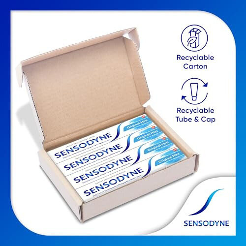 Sensodyne Sensodyne Daily Care Fresh Mint Toothpaste Multipack, 75ml, 4 Pack 1