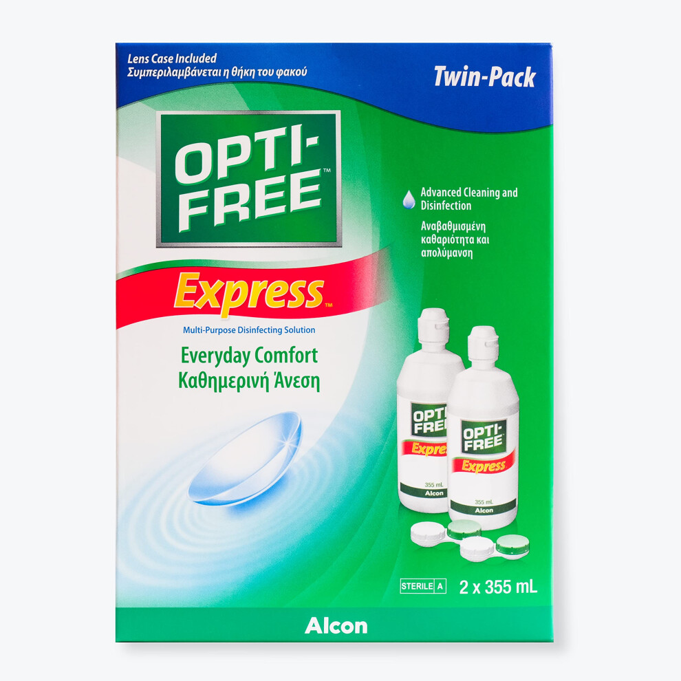 Opti-Free Express Care Solution Alcon Soft Contact Lenses Pack Of 2