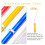 YEAHIBABY Yellow Pipe Brush Polyester Plastic Iron Arc Design for Home 2