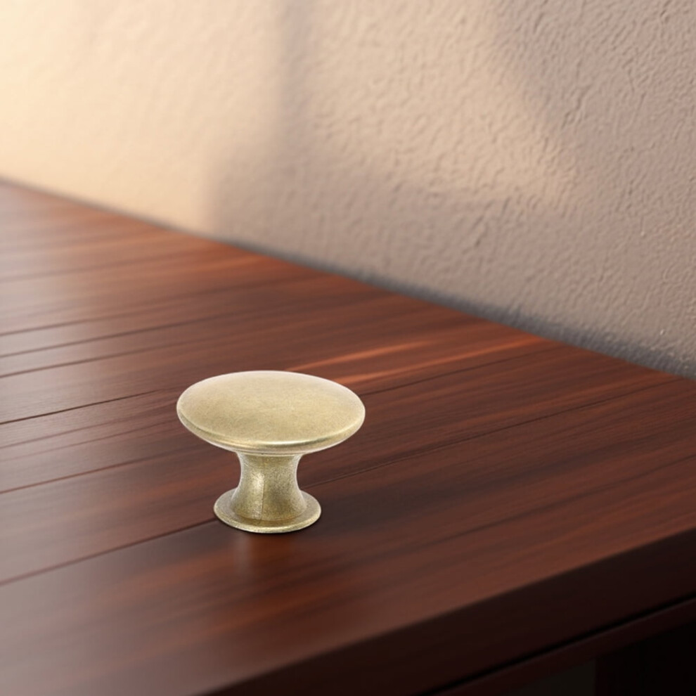 6Pcs Round Drawer Knob Pulls With Screws Vintage Dresser Handle Gold Kitchen Cabinet Knobs Decorative Wardrobe Hardware 9405492775435