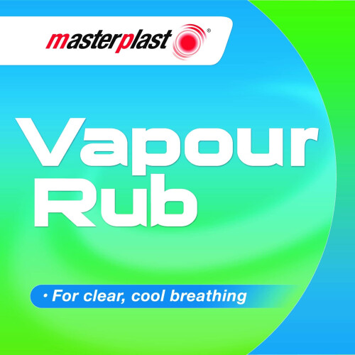 Masterplast Vapour Rub - for Clear, Cool Breathing, Ready to Use 100g 1