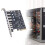Κάρτα επέκτασης PCIe 20Gbps Fast με 4 εξόδους USB3.2 και 4 εξόδους TypeC Γρήγορη μεταφορά 4