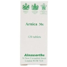Ainsworths Arnica 30C Homoeopathic Remedy 120 tablet