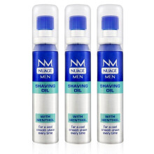 Nuage MEN Shaving Oil Menthol Pre Shave with Pump 20ml (3 Pack)