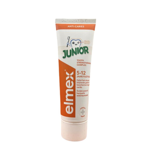 Elmex Toothpaste Junior 6-12 Years Old 3x75ml, 3x2.5oz by Elmex