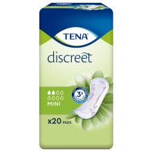 200 x TENA Discreet Ultra Mini, Incontinence Pads (10 x 20 Packs) Individually Wrapped, for Women with Light to Medium Bladder Wea