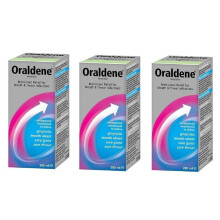 Oraldene Hexetidine Antibacterial Mouthwash, 3 Pack, 200 ml