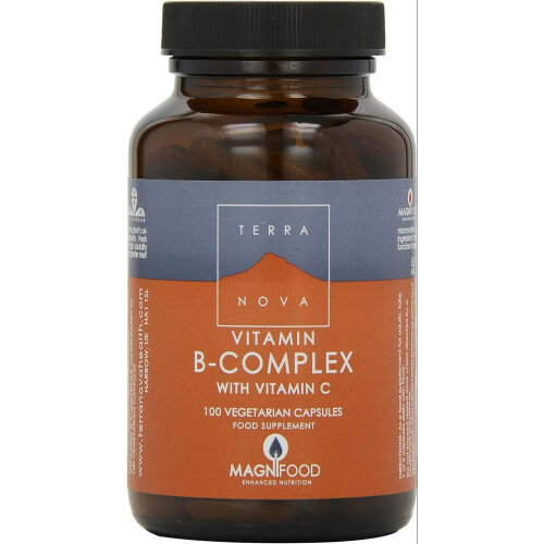 TERRANOVA B Complex With Vitamin C Capsule- 100 Vegicaps