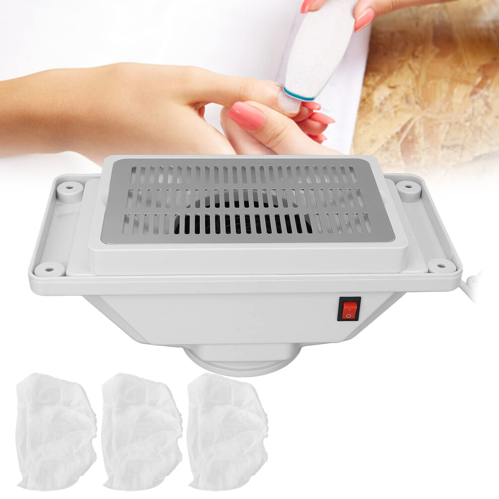 Professional Nail Dust Collector with Powerful Suction and Low Noise for Acrylic and Gel Nails (US)