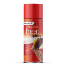 Masterplast 6 Pack 150ml Heat Massaging Spray - Deep Muscular Relief for Sports Sprains & Injuries - Body Lubricant for Women & Pr