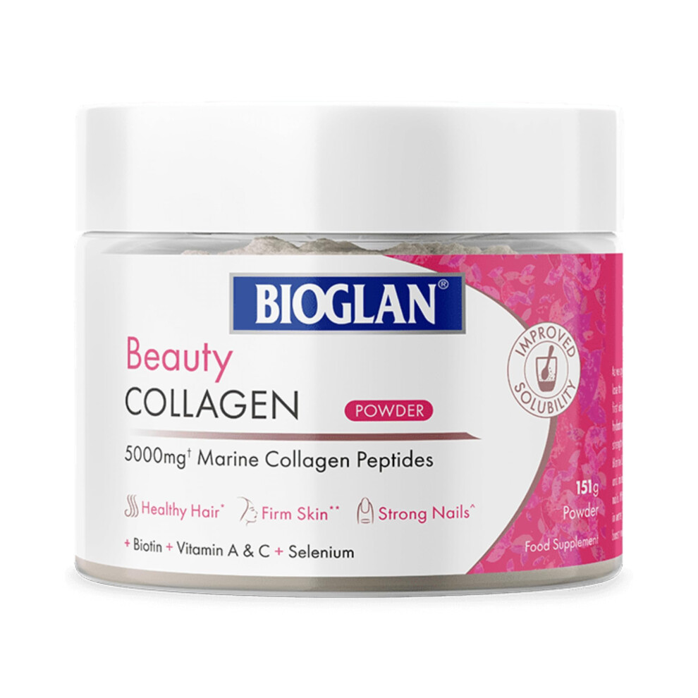 Photos - Vitamins & Minerals Bioglan Collagen Powder | 5000mg Marine Collagen Powder | Helps Support Healthy Looking Skin, Hair, Nails | Biotin | Vitamin