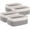 4-Pack Cotton Shelf Baskets 30 x 20 x 12 cm 1