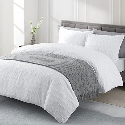 Light Grey Throw Blanket 50 x90 Inches Throw Textured Solid Soft Sofa Throw Bed Runner Couch Cover Knitted Decorative Blanket Bed Runner