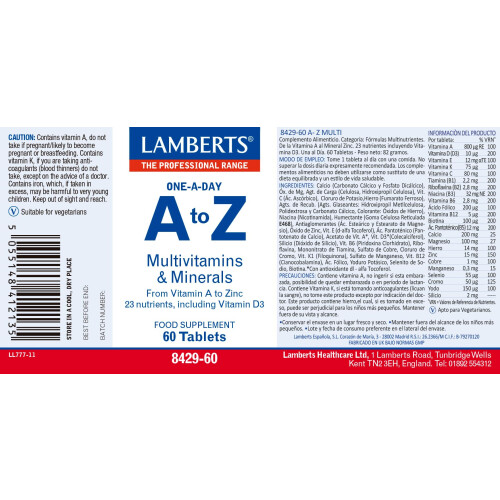 Lamberts A-Z Multivitamin 60s LMB 1