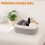 4-Pack Cotton Shelf Baskets 30 x 20 x 12 cm 4
