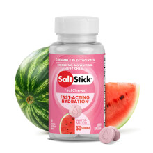 SaltStick FastChews Electrolytes - 60 Chewable Electrolyte Tablets - Salt Tablets for Running, Fast Hydration, Leg Cramps Relief,