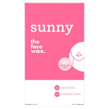 Sunny The Face Wax 20 Wax Strips & 10 Finishing Wipes