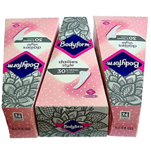 Pack of 3 x Bodyform Dailies Style String Liners 30