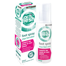PEDITECH Acti Fresh Foot Odour Spray 100ml – Antibacterial Foot & Shoe Deodorising Spray for Long Lasting Freshness