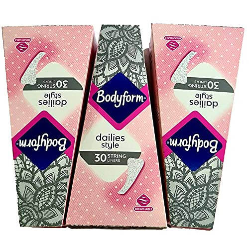 Pack of 3 x Bodyform Dailies Style String Liners 30 1