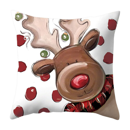 Conjunto de 2 capas de almofada de veludo cor pêssego, quadradas de 45 cm (17,72 polegadas). 1