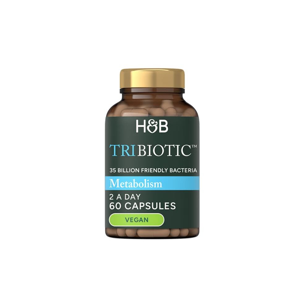 Photos - Vitamins & Minerals Holland & Barrett Tribiotics Metabolism 60 Capsules
