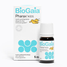 BioGaia Pharax Kids Drops with Vitamin D | Probiotic Supplement for Children & Toddlers | Immune Support with 100 Million Live L.