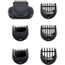 Flylin Beard Trimmer Attachment Fit for Br-aun Series 5, 6 and 7 Electric Razors 1/2/3/5/7mm, Replacement Shaver Guide Combs for 5