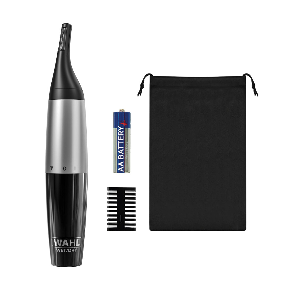 Wahl Precision, Ear, Nose And Eyebrow Trimmer,Gifts For Him, Precision Dual Blade, Vertical Trimming Head, Fully Washable Trimmers