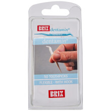 BRIX Dentamine Toothpicks (Pack of 50), White