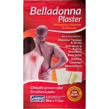 Cuxson & Gerrard, Belladonna 28 Medicated Plaster, 28cm x 7.5cm