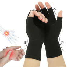 YFZCLYZAXET 2 Pair Arthritis Compression Gloves for Women Fingerless Relieve Arthritis Symptoms Raynauds Disease Carpal Tunnel