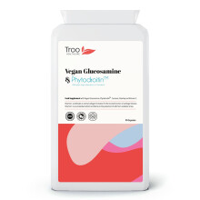 Troo Health Care Vegan Glucosamine Phytodroitin Complex 90 Capsules - with Plant Based Chondroitin, Turmeric, Rosehip and Vitamin