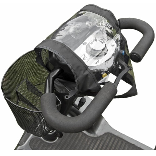 Clear Panel Cover Mobility Scooter Waterproof Tiller Protector – Universal Fit Control Dash Hood Adjustable Fitted See Through Con