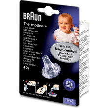 Braun Lens Filters LF40 for ThermoScan Ear Thermometers- Pack of 40