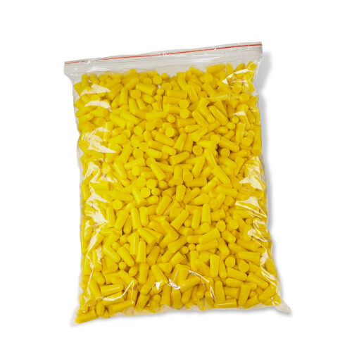 QED QED 301 Ear Plug Bulk Pack 500 Ear Plugs Yellow