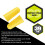QED QED 301 Ear Plug Bulk Pack 500 Ear Plugs Yellow 2