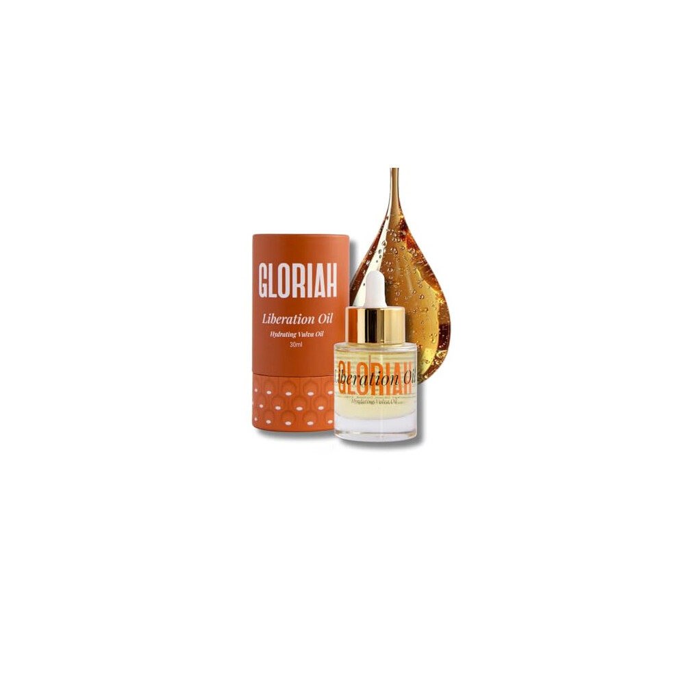Gloriah Liberation Oil | Fast-Acting Natural Vaginal Moisturiser For Menopausal Vaginal Dryness | Relieves Itching, Dryness & Disc