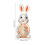 Påskehare skumfigur dekorativ ornament 1 stk. 3
