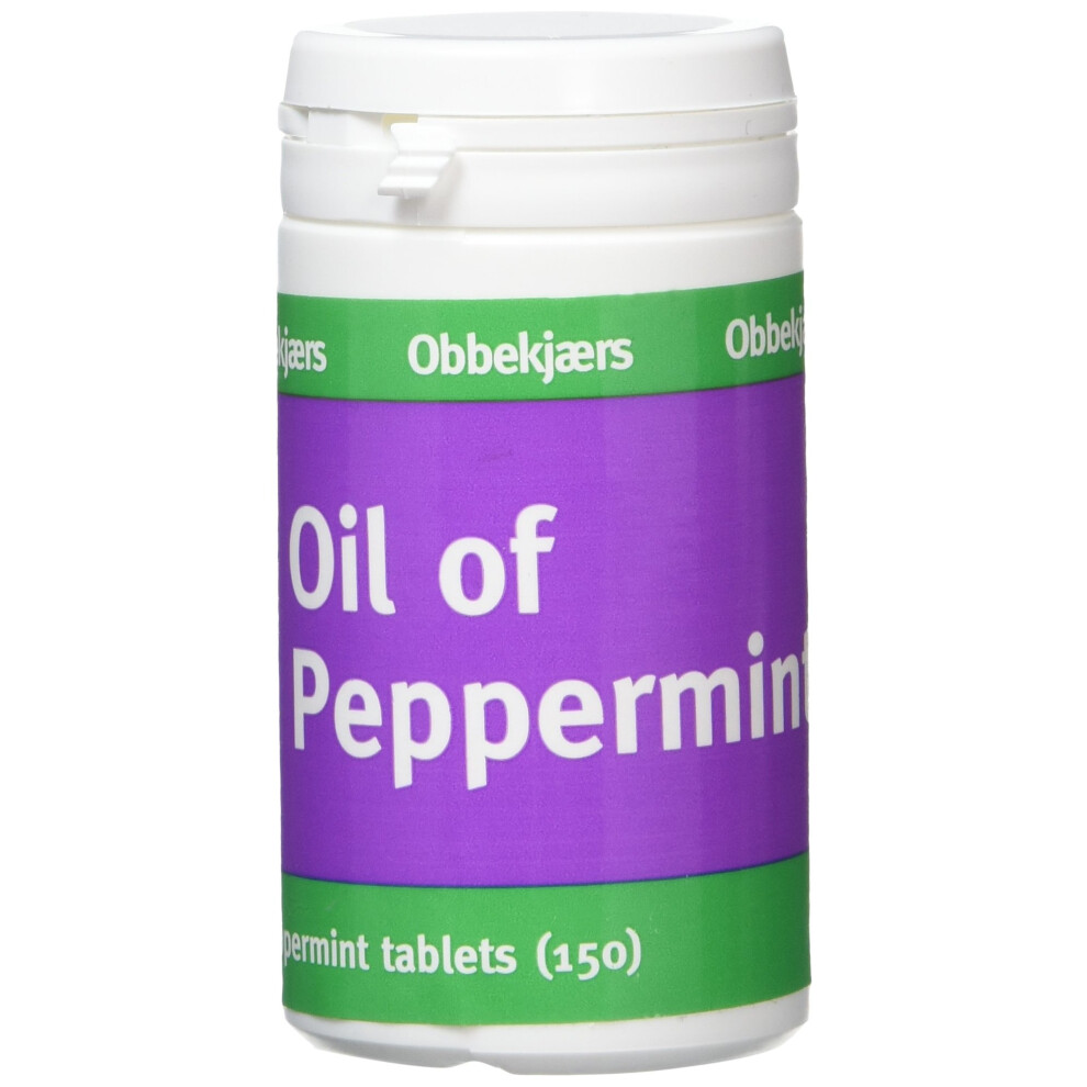 Obbekjaers Peppermint Oil - Pack Of 150 Tablets